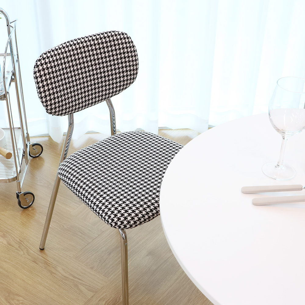 버트너 식탁의자 패브릭 인테리어 미드센츄리 카페체어 부클