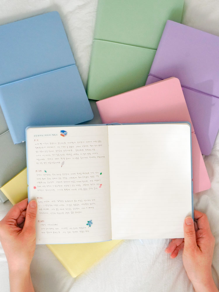 [잉크파인] 이야기 라인노트 필기 만년필 필사노트 A5 제품 이미지