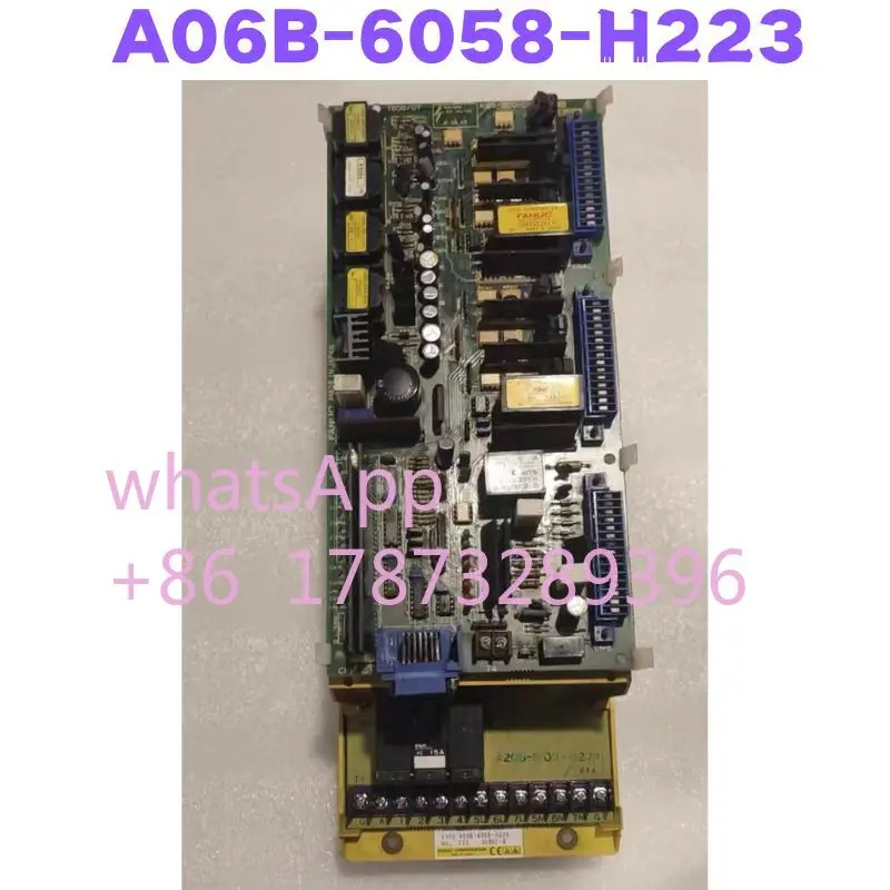 리퍼 A06B-6058-H223 A06B 6058 H223 서보 드라이브 완료