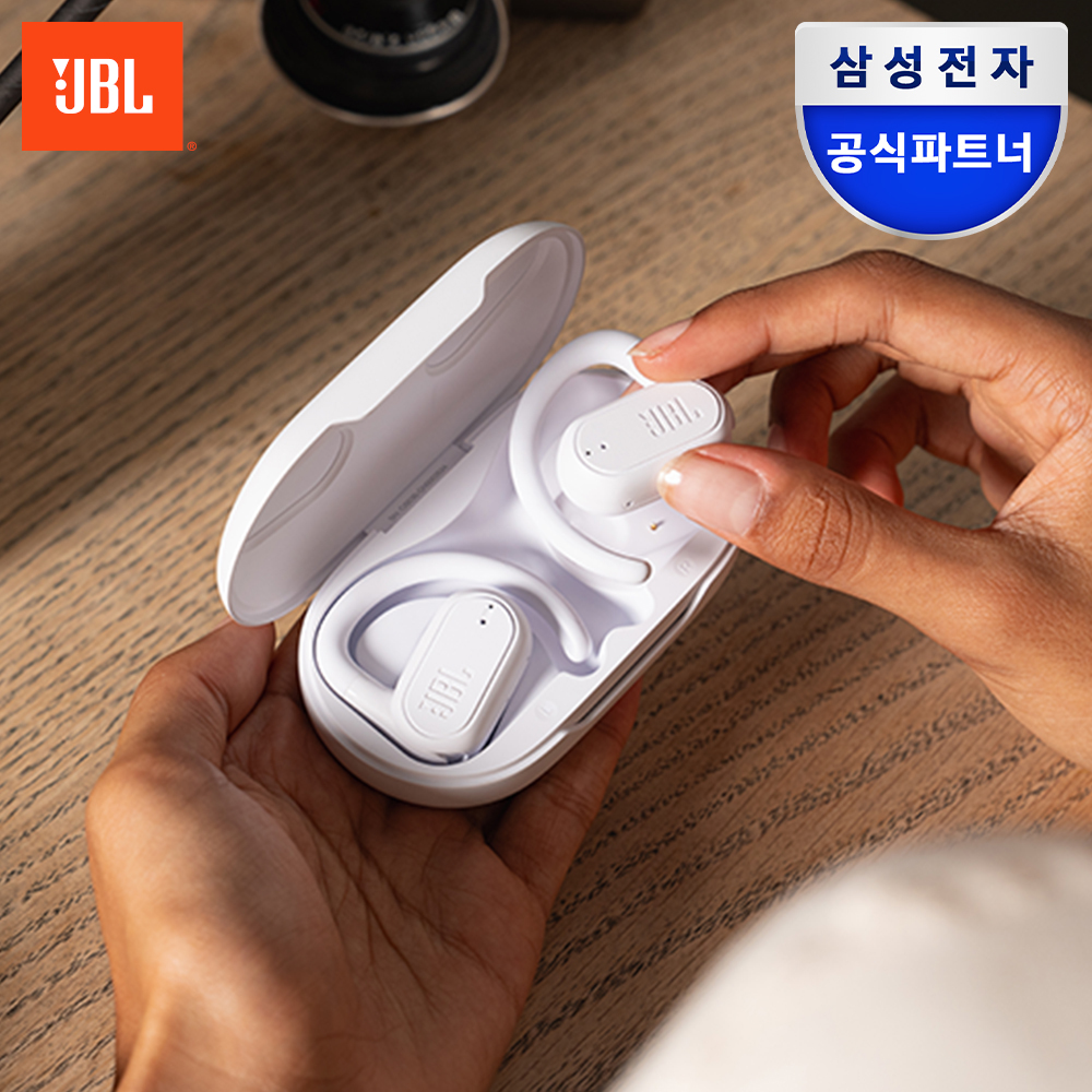 삼성전자 JBL 사운드기어 센스 오픈형 공기전도 블루투스 무선 이어폰 화이트 제품 이미지