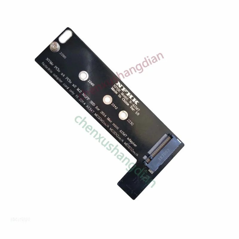 하드 드라이브 케이블 어댑터 카드 NVMe PCIe M.2 NGFF SSD-2014 맥 미니 A1347