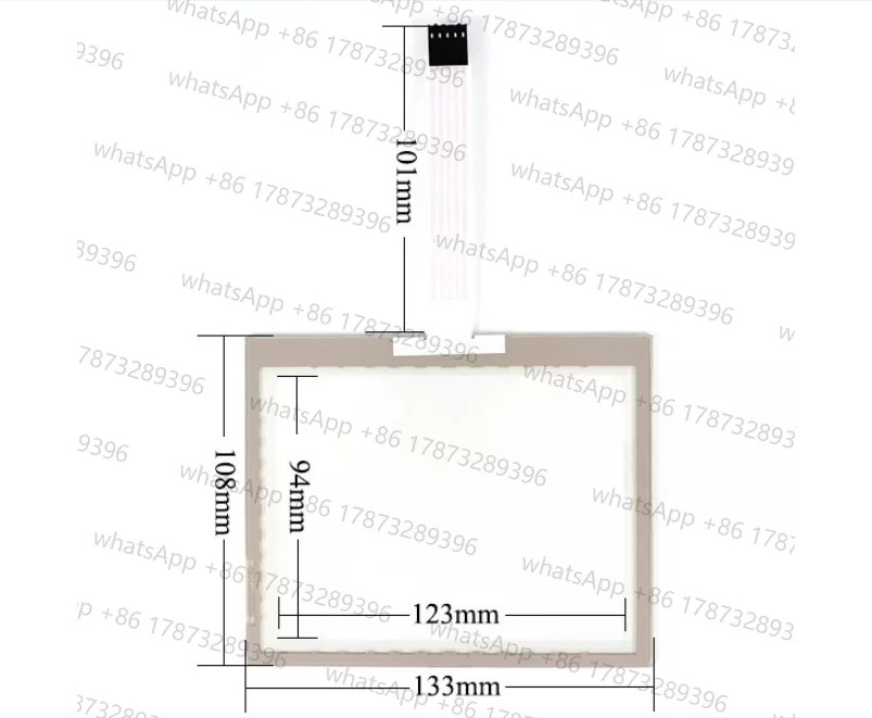 T057C-5RBB04N-0A16S0-100GB-C 057C-5RBA04 터치 스크린 패널 유리 디지타이저 패널용