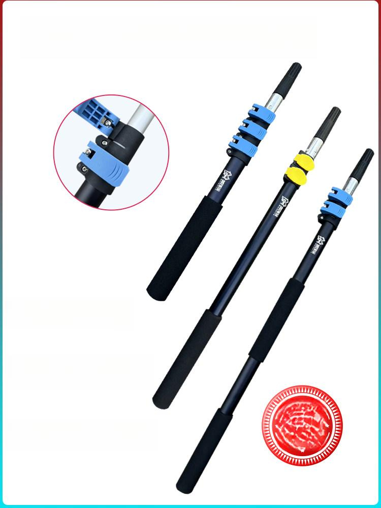 알루미늄 청소 밀대 3단 연장봉 걸레대 조절 두꺼운 3칸 55cm-1.3m 1개 - 상품 이미지