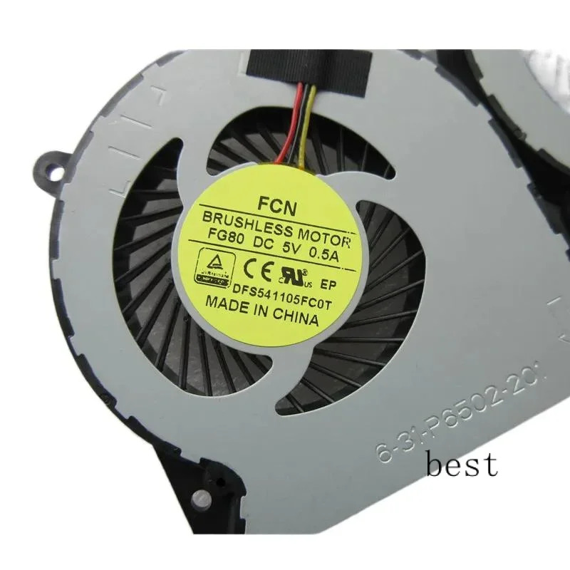 FCN 브러시리스 모터노트북 GPU 냉각팬 FG80 FG7Y DFS541105FC0T DC 5V 0.5A 6-31-P6502-201 3핀 신