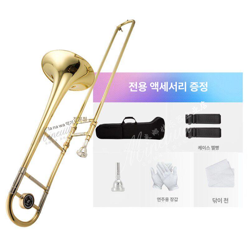 트럼펫 공연 입문용 신입생 BBF 트롬본 WGM 연주 알토 B 브론즈 - 상세 이미지 3