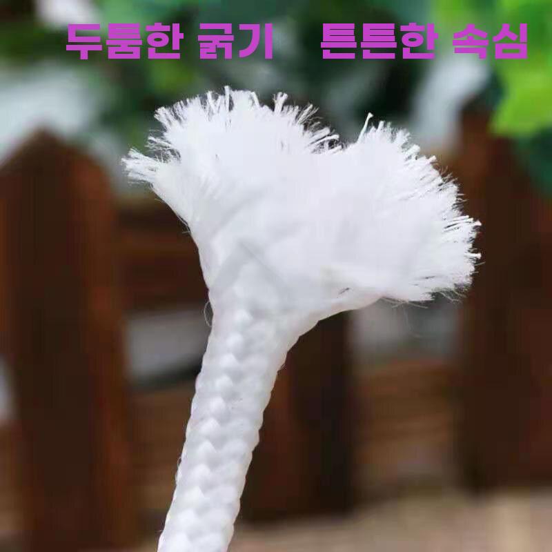 내마모 나일론 코어 로프 백색 브레이드 로프 텐트결속용 - 상세 이미지 4