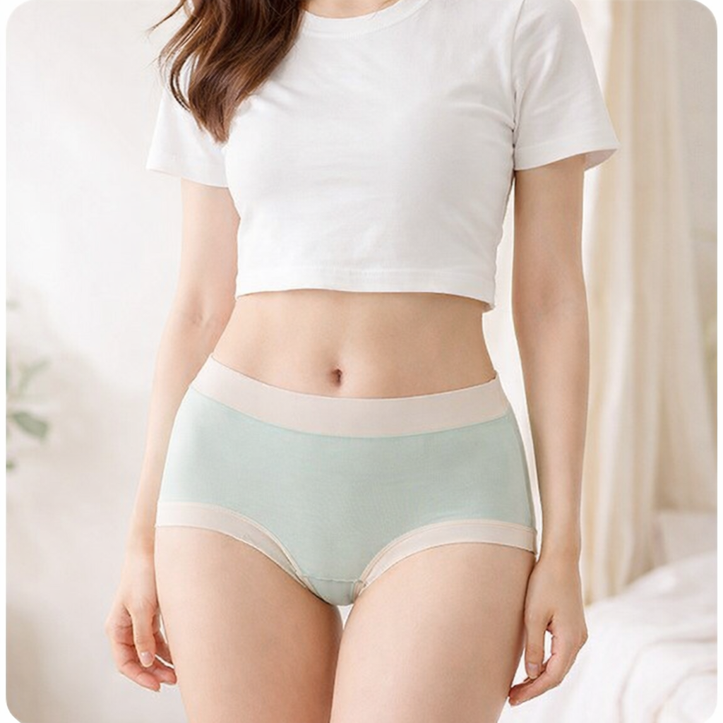 모달 투톤 팬티 개별포장 선물용 여성 요일 팬티 세트 - 상품 이미지