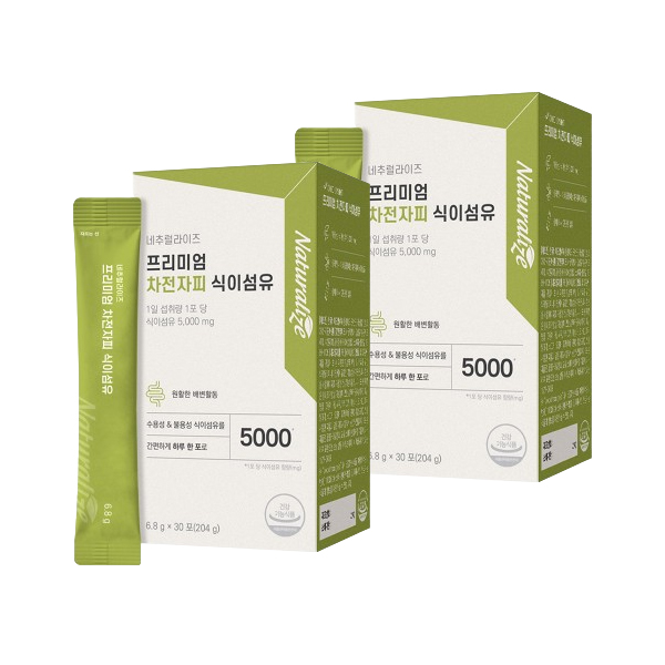 네추럴라이즈 프리미엄 차전자피 식이섬유 6.8g 30포, 2개 - 상품 이미지