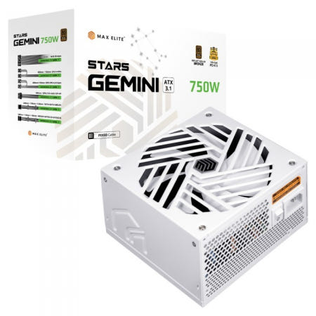 맥스엘리트 STARS GEMINI 750W 80PLUS브론즈 ATX3.1 화이트