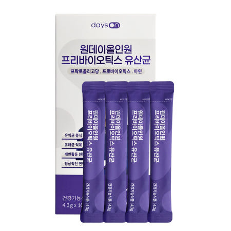 데이즈온 원데이 올인원 프리바이오틱스 유산균 10포