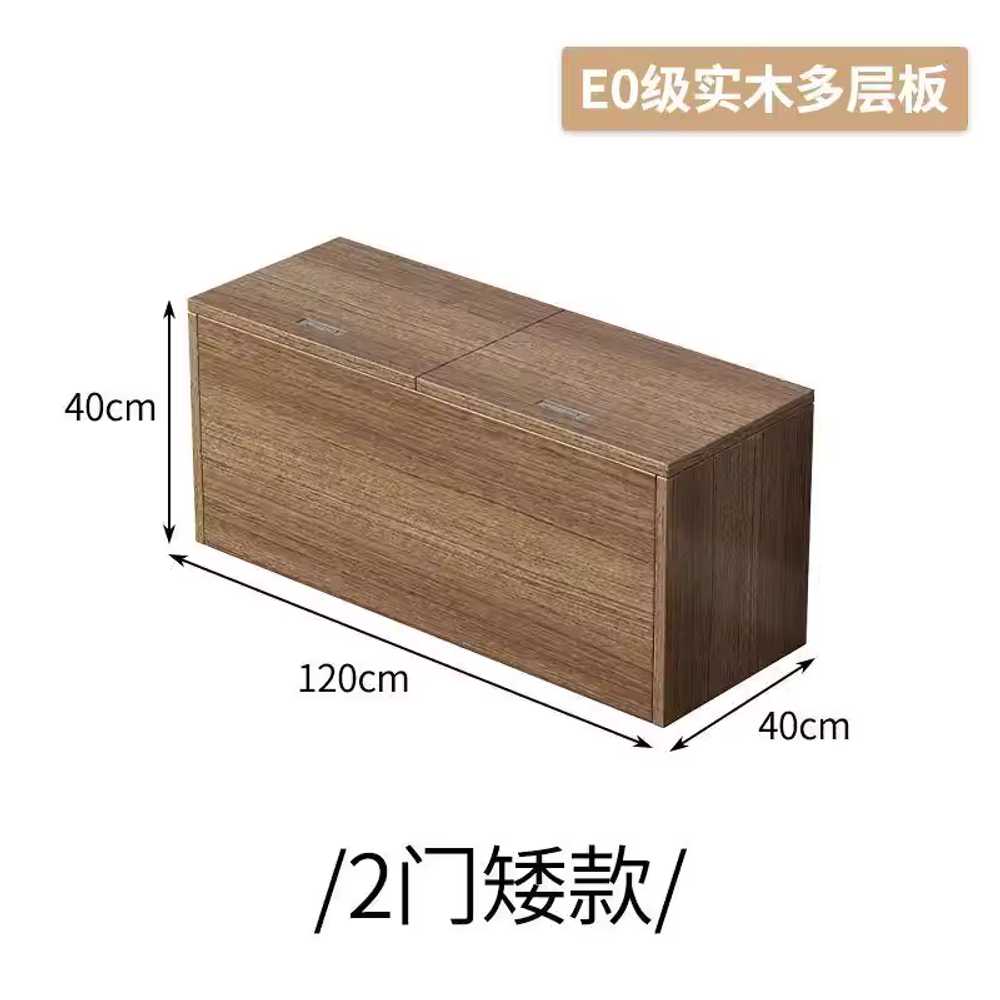 침대 틈새 수납장 침대옆 원목 침대협탁 보관 캐비닛 100x25x40cm 이미지 8
