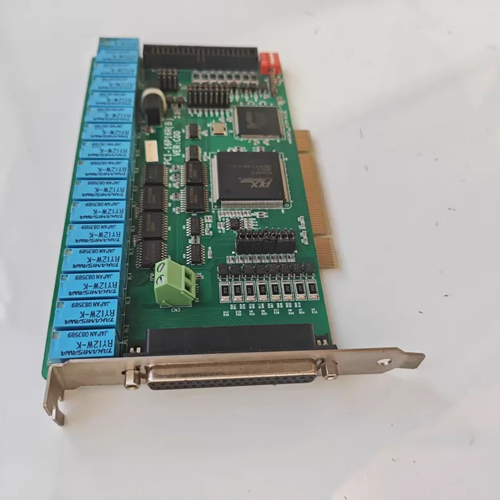 E-V-O-C PCI-16P16R 16 채널 릴레이 출력 절연 입력 카드 B VER C00 데이터 수집