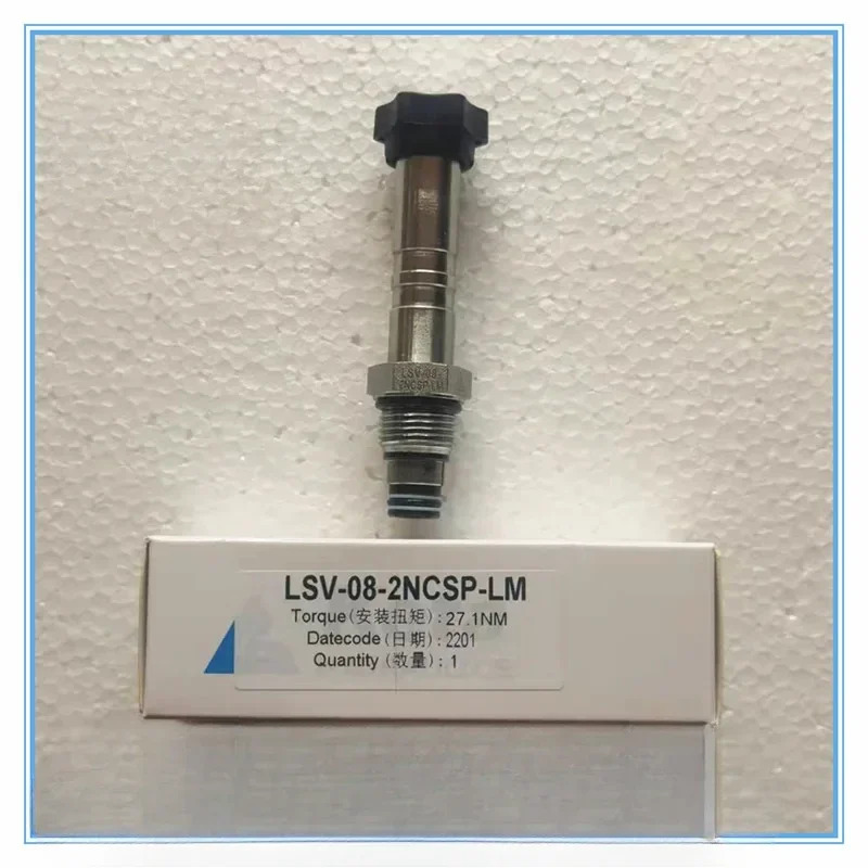 LSV-08-2NCSP-LM 카트리지 솔레노이드 밸브 2/2방향 양방향 체크밸브유량 18.9