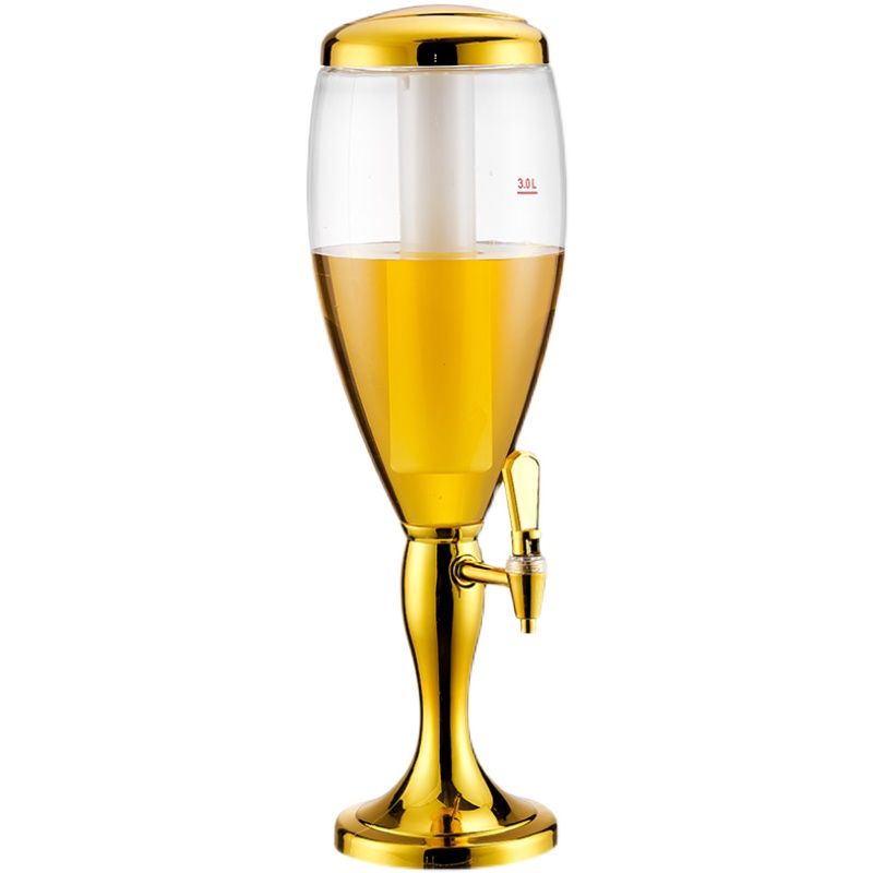 발광 맥주 디스펜서 3L 5L 더블탭 음료 서버 - 상품 이미지