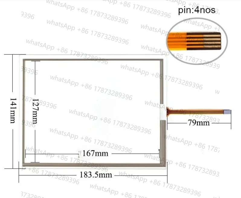 Weinview MT8080IH MT8080T MT8080TEV MT8080TWV 터치스크린 패널터치 스크린 패널 유리 디지타이저
