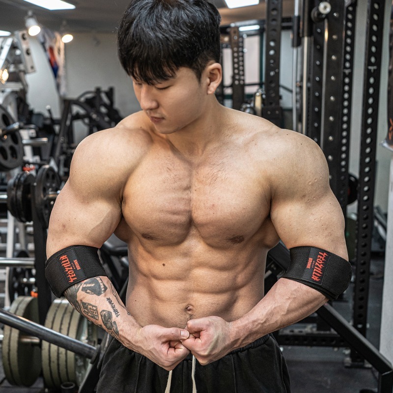 브렁크 터질라 헬스 팔꿈치보호대 팔 엘보우랩 엘보보호대 밴드 테이핑 - 상품 이미지