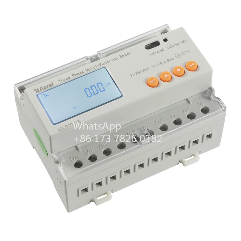 Acrel Din Rail 3상 스마트 에너지 미터 DTSD1352-C 태양광 발전 모니터링 제로 수출 장치