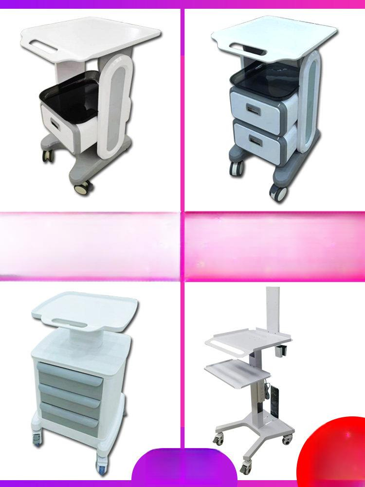 모니터 받침대 치과용 거치대 렉 선반 노트북 겸용 겸 다기능 3단 - 상품 이미지