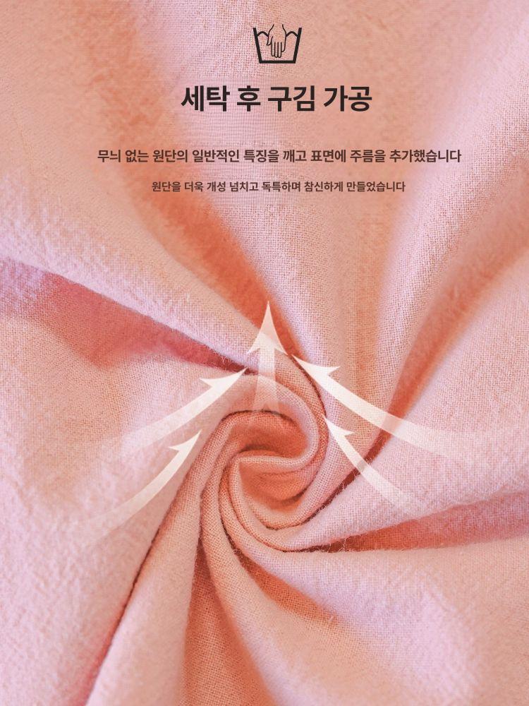 찜질복긴팔 사우나 마사지복 목욕복 찜질방 한증복 황토 엘레강트핑크 여성용 S - 상세 이미지 4