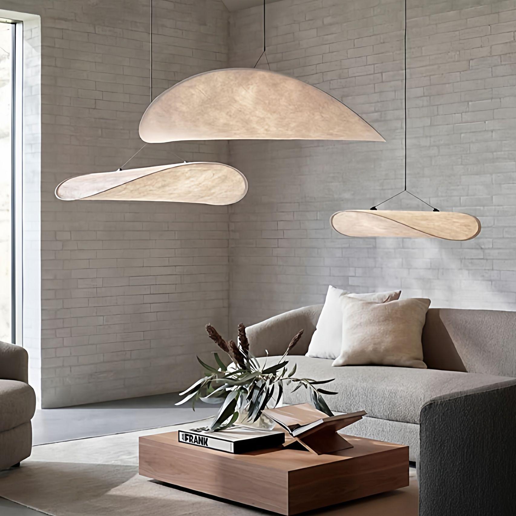 동양 실크 샹들리에 식탁 펜던트 400x120mm 120cm 3색 라이트 60w - 상품 이미지