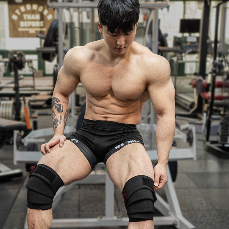 브렁크 터질라 헬스 무릎보호대 스쿼트 니랩 무릎테이핑 아대 밴드 - 상품 이미지