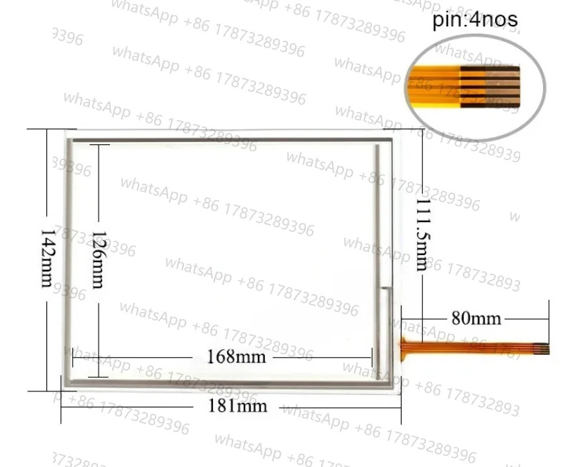 Kinco MT4403T MT4403TE 터치 유리 스크린 패널 디지타이저Kinco 터치스크린용