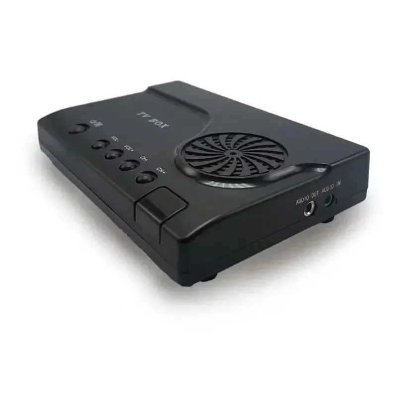 /RF - /VGA 셋톱박스 변환기 모니터로 TV 케이블 아날로그 신호를 원격 제어 경적으로 시청 가능