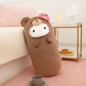 산리오 헬로키티 통통바디필로우 테디베어 솔직 후기 | 실제 배치 사진 포함 - 상품 이미지 1