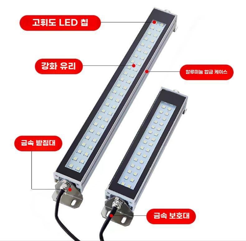 금속 LED 공작기계 작업등 방수 방유 CNC 조명 - 상세 이미지 3