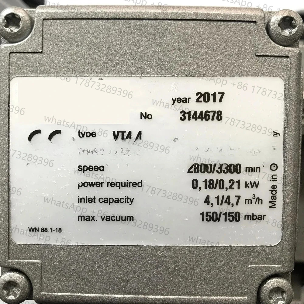 산업상업무급유 진공 펌프 vt4.4 단상 AC220V AC380V 0.21kW 3상