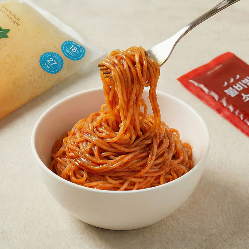 슬로우래빗 단호박 곤약면+비빔소스 포함 180g, 30개 - 상세 이미지 4
