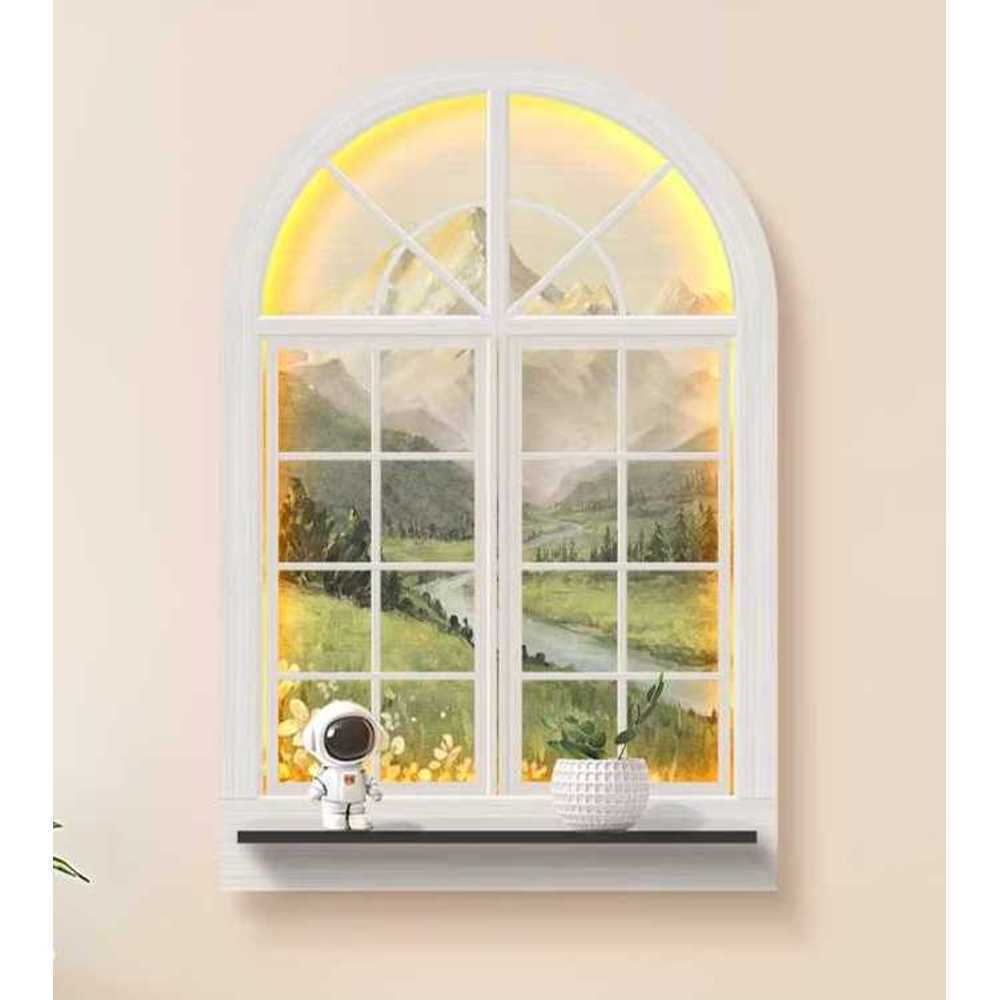 페이크창문 북유럽 벽면인테리어 아치형 윈도우 덧창 40x60cm 일반형 - 상품 이미지