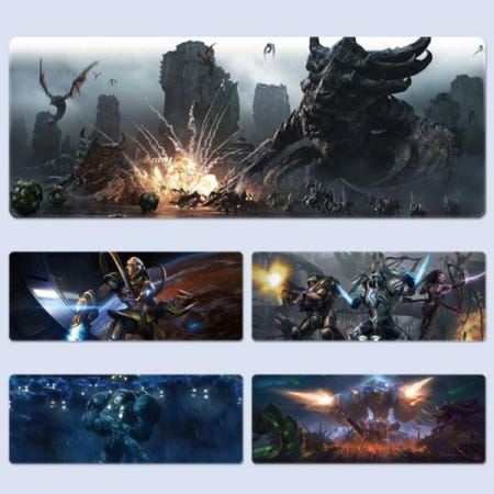 마우스장패드 스타크래프트 B 게이밍장패드 2XL 900x400x4mm