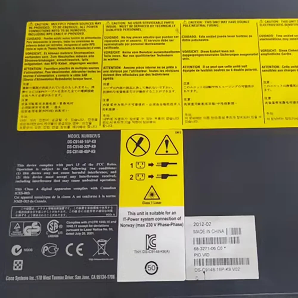 CISCO DS-C9148-16P-K9 16 포트 활성화 8G 파이버 스위치용