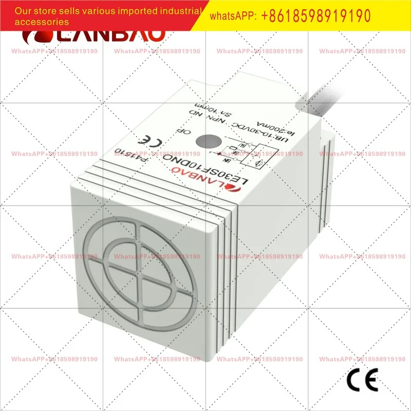 LE30SN15DPO 유도 센서 DC 3선 PNP 상시 개방형 15mm 사각 스위치