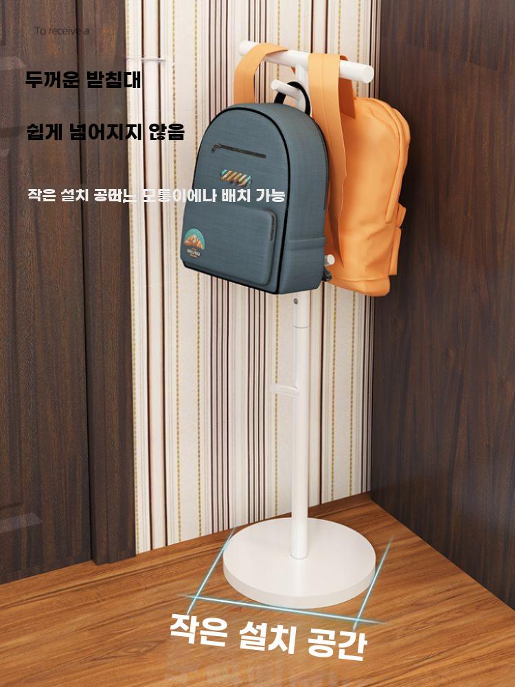 침실 책상 옆 가방 걸이 수납 스탠드 백팩 거치대 - 상세 이미지 3