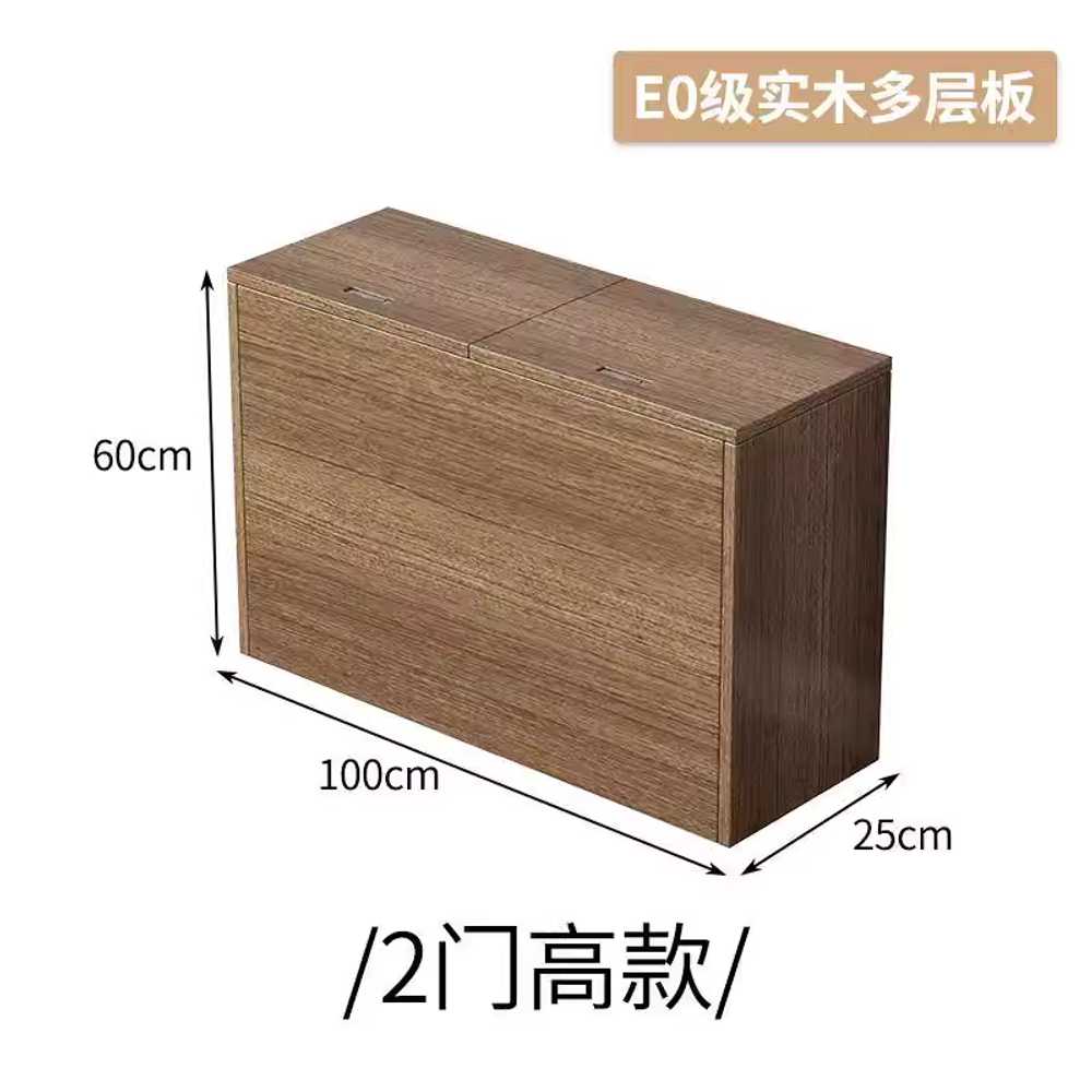 침대 틈새 수납장 침대옆 원목 침대협탁 보관 캐비닛 100x25x40cm 이미지 6