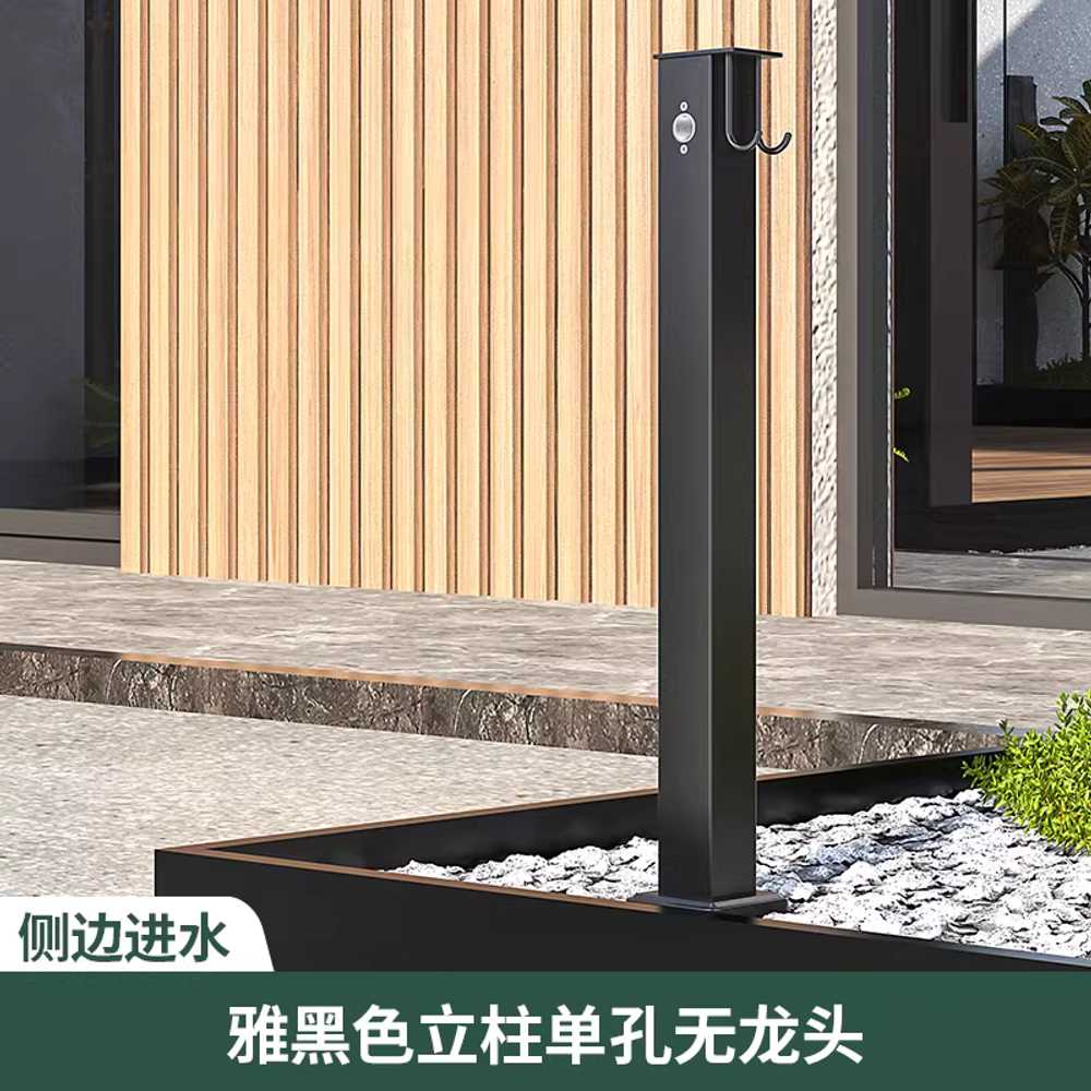 야외 수전 베란다 교체용 일자 수도꼭지 정원 배관 60cm 싱글 / 측면 급수 이미지 6
