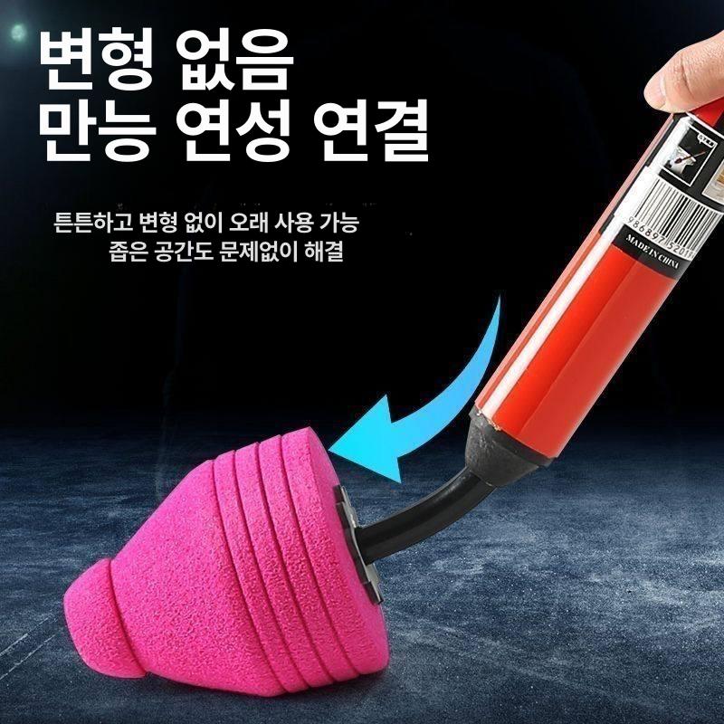 변기뚫는 공기펌프 수동 1개 준설기 고압 세트 강력한 공기압 2개 세트 - 상세 이미지 5