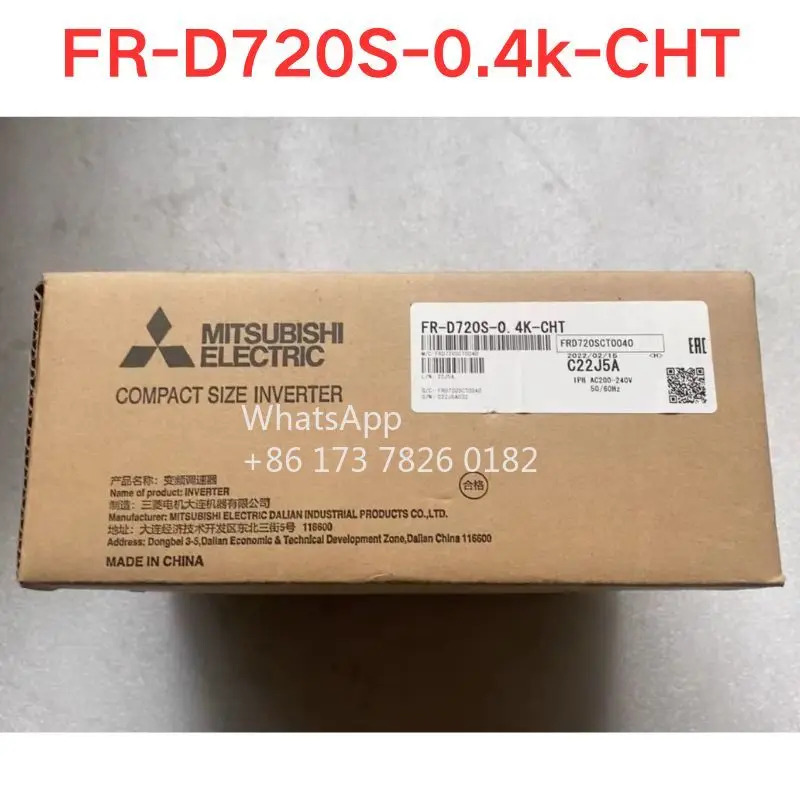 오리지널 FR-D720S-0.4K-CHT FR D720S 0.4K CHT 인버터