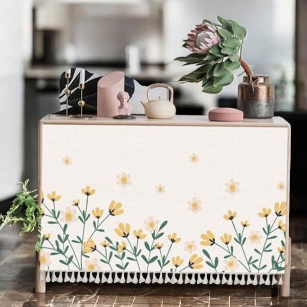 주방 수납장 가리개 미니 찍찍이 가림막 바란스