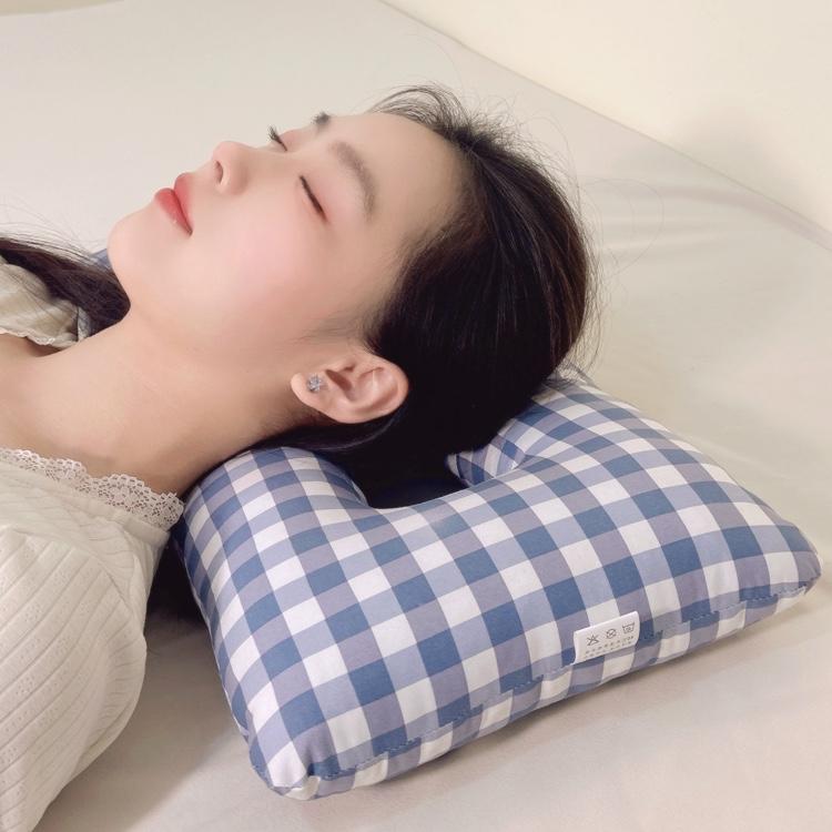피어싱 베개 옆으로 구멍 귀쿠션 격자 자는 래빗플라워진주폼소프트탄성무음얕은수면 7-7cm - 상세 이미지 5
