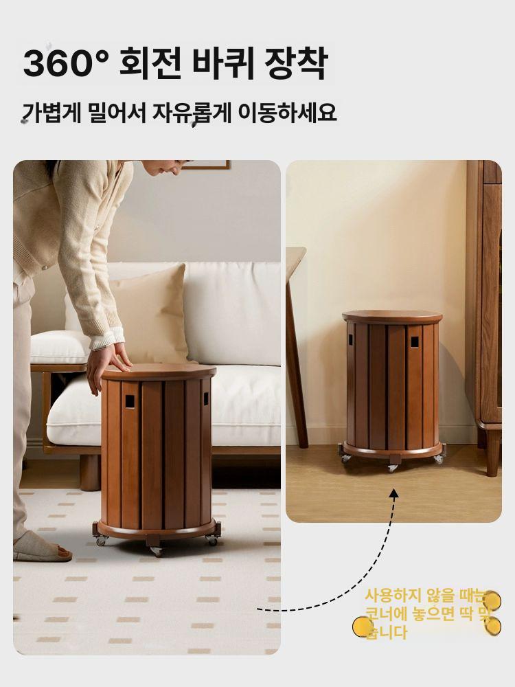 접이식 원목체어 간이체어 보조 야외용 행사용 브로몰딩 원목 대형 4단 스택 월넛 - 상세 이미지 2