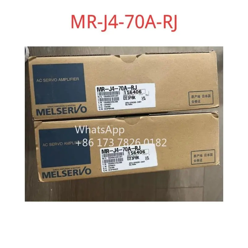 오리지널 MR-J4-70A-RJ 서보 드라이브 MR J4 70A RJ