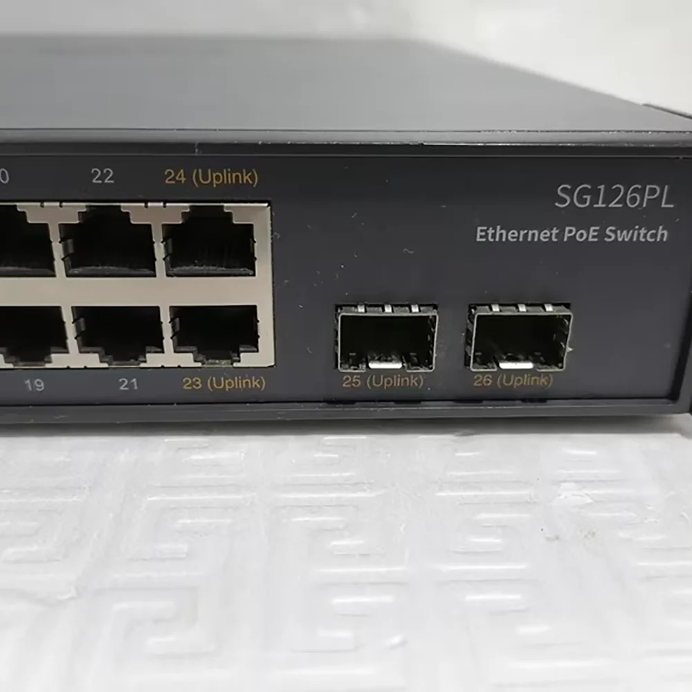 SG126PL 풀 기가비트 이더넷 POE 스위치