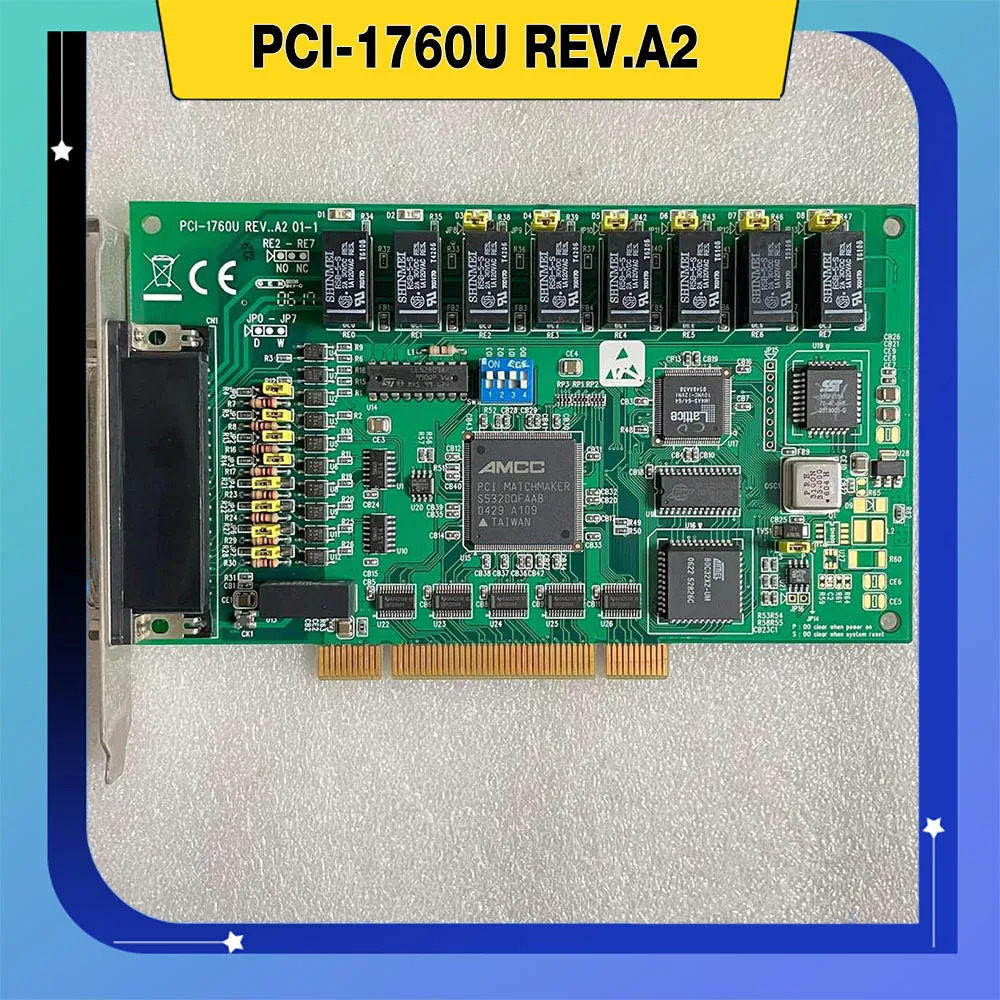 PCI-1760U REV.A2 8채널 릴레이 PCIE 데이터 수집 카드 절연 입력