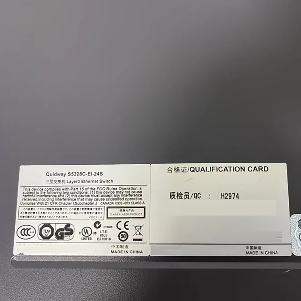 Huawei호환 S5328C-EI-24S 24 포트 SFP 기가비트 레이어 3 코어 네트워크 스위치용