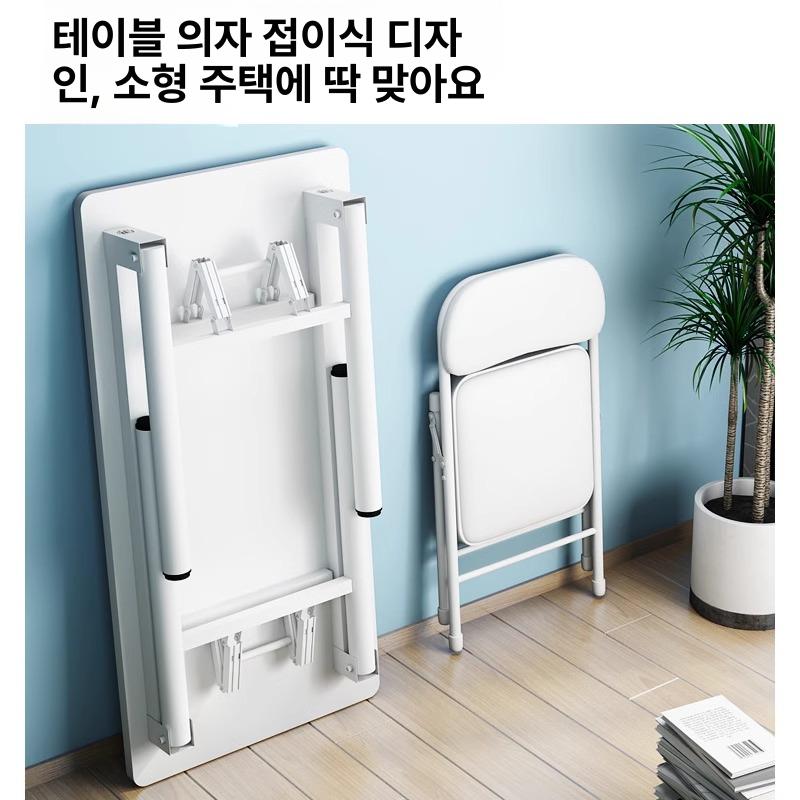 접이식 책상 의자세트 데스크 세트 철제 강당 학생 연수원 사무용 강의실의자 - 상세 이미지 2