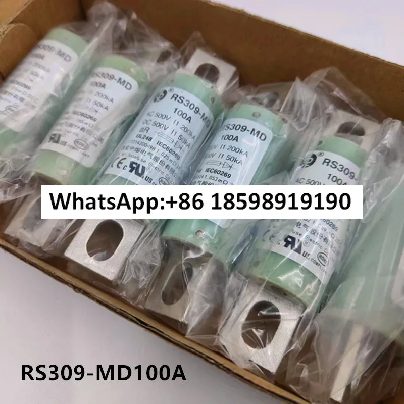 전기 퓨즈 RS309 MD 100 150A 고전압 녹색 튜브 DC 신에너지 500V