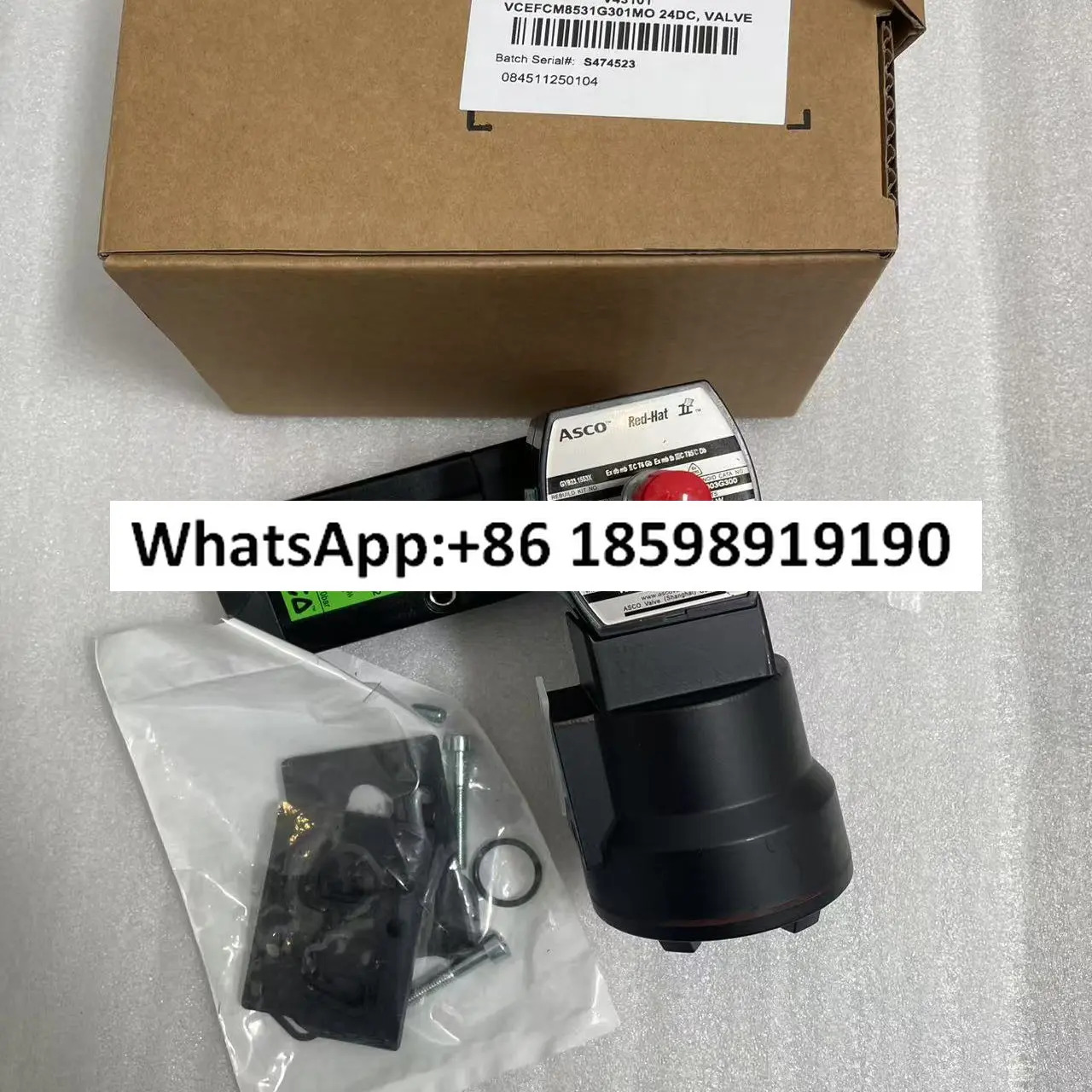 VCEFCM8531G301MO 24DC 방폭 솔레노이드 밸브 1/4 NPT 나사